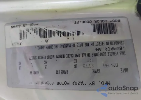 1994 Mazda Mx-5 Miata z USA, uszkodzony, nr VIN JM1NA3538R0518992